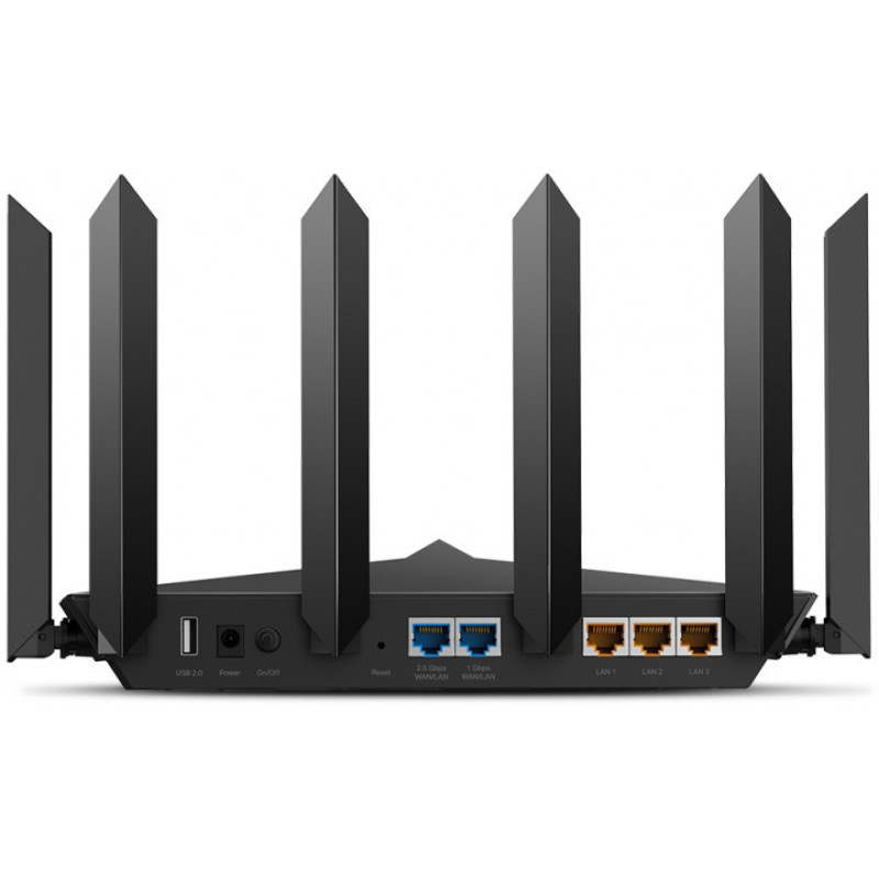 TP-Link Маршрутизатор ARCHER AX90 AX6600 3xGE LAN 1x2.5GE WAN 1xGE WAN USB 3.0 USB 2.0 OFDMA 3-band (ARCHER-AX90)