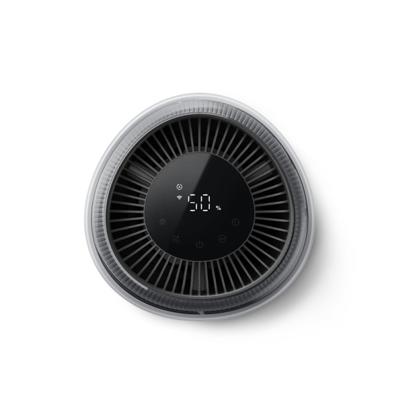 Philips humidifier traditional Series 5000, 56m2, 4.5L, 400ml/h, electr. control, sleep mode, night light, dark grey (HU5710/03)