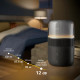 Philips humidifier traditional Series 5000, 56m2, 4.5L, 400ml/h, electr. control, sleep mode, night light, dark grey (HU5710/03)