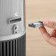 Philips humidifier traditional Series 5000, 56m2, 4.5L, 400ml/h, electr. control, sleep mode, night light, dark grey (HU5710/03)