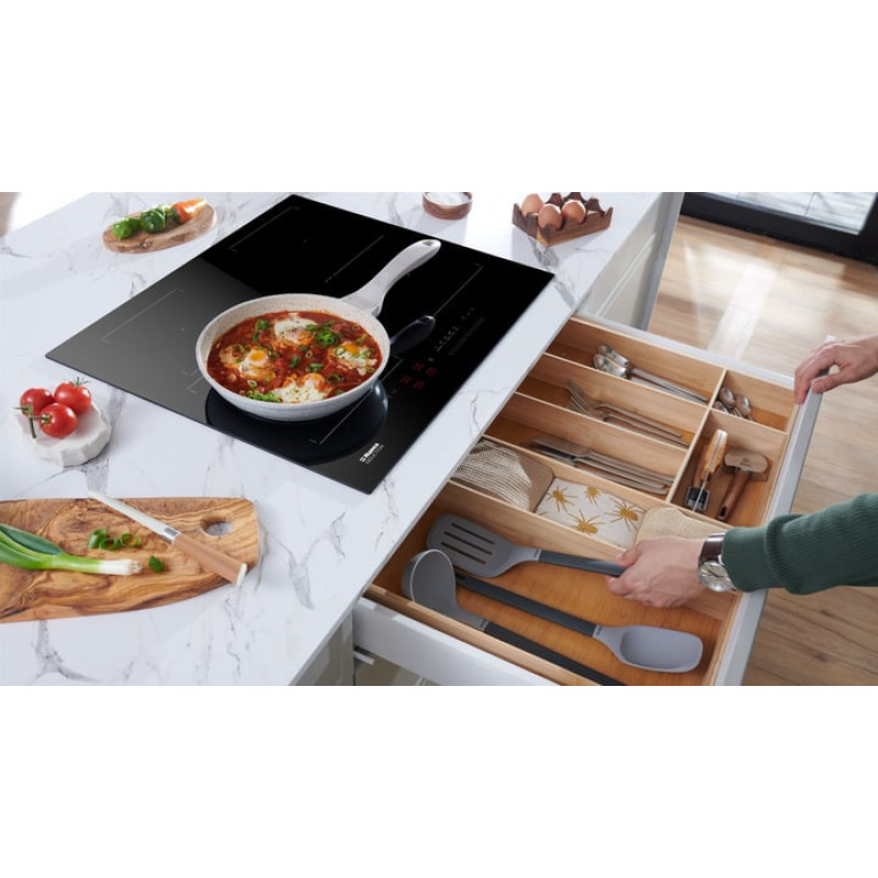 Hansa Hob induction, 59,2cm, Flex zone, black (BHI676062)