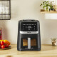 Tefal Мультипіч Easy Fry Silence Vision, 1670Вт, чаша-5л, сенсорне керув., 10 програм, з віконцем, пластик, чорний (EY5568E0)