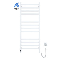 Navin electric towel warmer Avangard, 1200x480x71mm, Wi-Fi, steel, white, right connection (12-028055-4812)