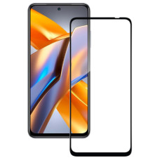 Стекло защитное ACCLAB Full Glue Xiaomi Poco M5S Black (1283126545122)