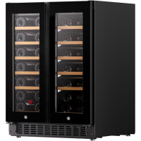 Philco Холодильник Philco для вина, 87x60x57, холод.відд.-116л, зон - 2, бут-40, диспл, підсвітка, чорний (PW40GDC)