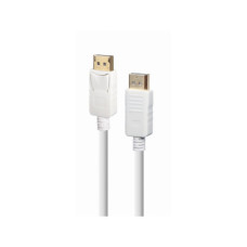 Кабель мультимедийный DisplayPort M to DisplayPort M 1.8m V1.2 Cablexpert (CC-DP2-6-W)