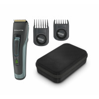 Rowenta hair clipper Advancer, network+battery, rotary motor, nozzles-2, titanium coating, case, green (TN5224E0)