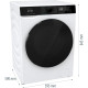Gorenje Стирально-сушильная машина фронтальная, 10.5(6)кг, 1400, A+, 60см, дисплей, пар, инвертор, Wi-Fi, белый (WD2PA1X64ADAAW)