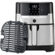 Tefal OBH Nordica air fryer EasyFry&Grill, 1550W, bowl-4.2l, sensore control, plastic, grey-black (AG505DS0)