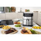 Tefal OBH Nordica air fryer EasyFry&Grill, 1550W, bowl-4.2l, sensore control, plastic, grey-black (AG505DS0)