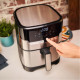 Tefal OBH Nordica air fryer EasyFry&Grill, 1550W, bowl-4.2l, sensore control, plastic, grey-black (AG505DS0)