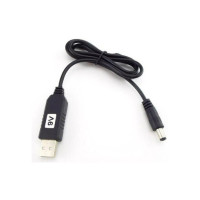 Кабель питания USB to DC 5.5x2.1mm 9V 1.0m black Power Boost (1070990)