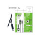 Кабель питания USB to DC 5.5x2.1mm 9V 1.0m black Power Boost (1070990)