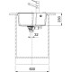 Franke Kitchen Sink Urban fragranite, rectang., no drainboard, 560х500х230mm, bowl - 1, over-mounted, beige (114.0701.789)