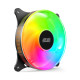 2E Gaming Корпусний вентилятор Air Cool ACF120VB-ARGB 120мм, 1200rpm, 4pin, 23dBa, чорний (2E-ACF120VB-ARGB)