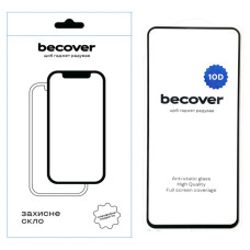 Стекло защитное BeCover Oppo А60 4G / A3 / A3x / A40m 10D Black (712354)