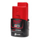 Milwaukee Аккумулятор Redlithium M12 12В, 3А·час, 0.2кг (4932451388)