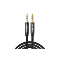 Кабель мультимедийный 3.5mm M to 3.5mm M 1.0m AV112 black Ugreen (50361)