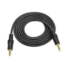 Кабель мультимедійний 3.5mm M to 3.5mm M 3.0m black Voltronic (YT-AUXGJ(M)/(M)-3.0-B)