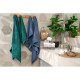 ARDESTO Terry towel set Lotus 2 pcs., 50х90cm, 70х140cm, 100% cotton, emerald (ART2357EM)