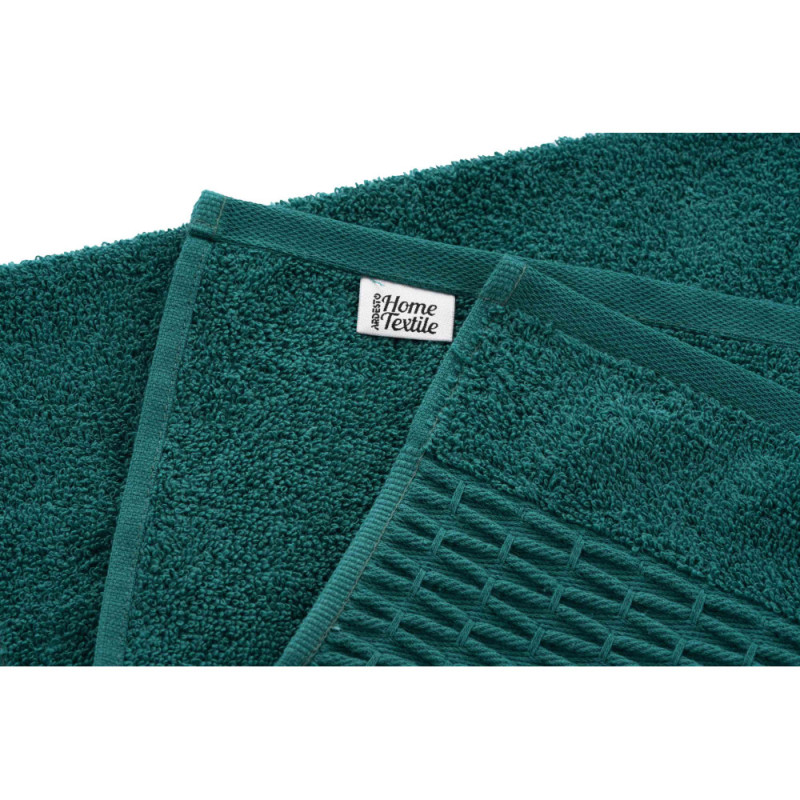 ARDESTO Terry towel set Lotus 2 pcs., 50х90cm, 70х140cm, 100% cotton, emerald (ART2357EM)