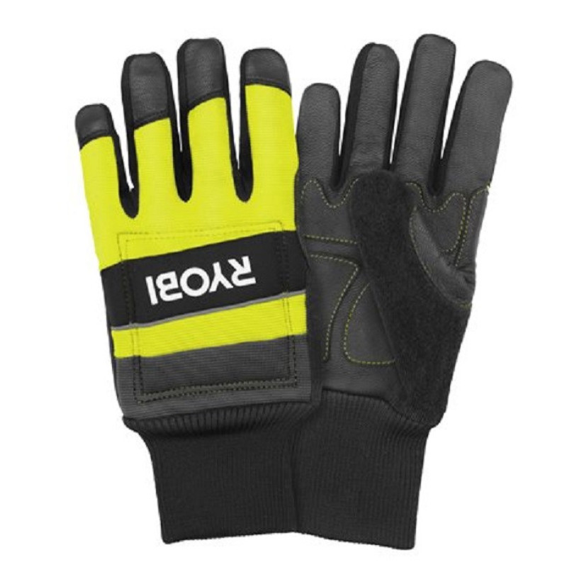 Ryobi Рукавички робочі RAC258XL, козяча шкіра, захист від порізів, р.XL, чорно-жовтий (5132005712)