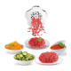 Tefal meat grinder HVB Plus, 2000W, 2.6kg/min, 3 cutting plates, sausages nozzle, plastik/metal, black (NE685838)
