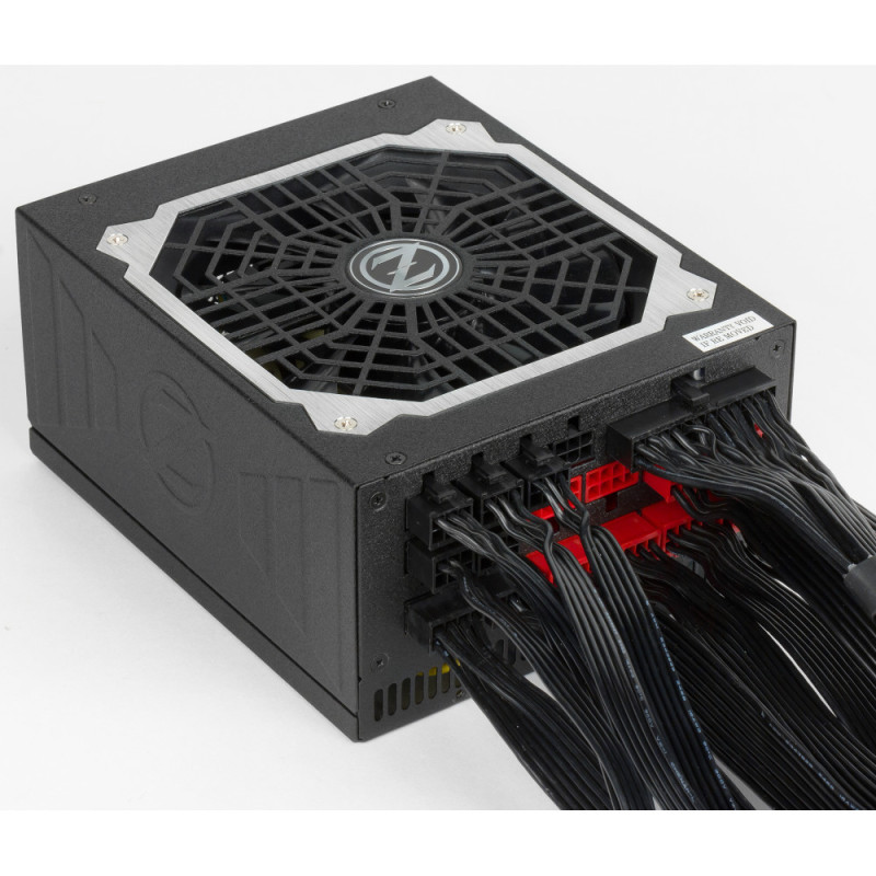 Zalman PSU Acrux (750W), 94%, 80+Platinum, 135mm, 1xMB 24pin(20+4), 2xCPU (8pin(4+4)+8pin), 6xMolex, 12xSATA, 4xPCIe 8pin(6+2), Fully Modular