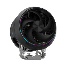 Zalman Процесорний кулер Zalman ZET5, ARGB LGA 1851, 1700, 1200, 115x, AM5, AM4, 4pin PWM, 3pin+5VARGB, TDP200W, чорний (ZET5BLACK)
