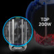 Zalman Процесорний кулер Zalman ZET5, ARGB LGA 1851, 1700, 1200, 115x, AM5, AM4, 4pin PWM, 3pin+5VARGB, TDP200W, чорний (ZET5BLACK)
