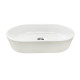 Adamant Sink, washbasin BESTE NEW, artificial stone, oval, without a hole for the mixer and overflow, 540x350x11mm, imposed, white (100002850)