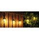 Govee H7025 Outdoor Clear Bulb String Lights, 15м, RGBIC/Warm White, WI-FI/Bluetooth, чорний (H7025CB1)