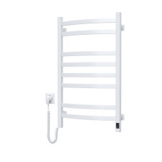 Navin electric towel warmer Avalon, 800x480x104mm, timer-regulator, steel, white, left connection (12-103153-4880)