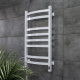 Navin electric towel warmer Avalon, 800x480x104mm, timer-regulator, steel, white, left connection (12-103153-4880)