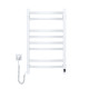 Navin electric towel warmer Avalon, 800x480x104mm, timer-regulator, steel, white, left connection (12-103153-4880)
