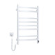Navin electric towel warmer Avalon, 800x480x104mm, timer-regulator, steel, white, left connection (12-103153-4880)