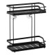 ARDESTO Shelf Vigor 2-tier 26.5x14x31cm, metal, polypropylene, black (ARHK4504PB) ARDESTO Shelf Vigor 2-tier 26.5x14x31cm, metal, polypropylene, black (ARHK4504PB)
