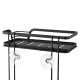 ARDESTO Shelf Vigor 2-tier 26.5x14x31cm, metal, polypropylene, black (ARHK4504PB) ARDESTO Shelf Vigor 2-tier 26.5x14x31cm, metal, polypropylene, black (ARHK4504PB)
