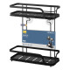 ARDESTO Shelf Vigor 2-tier 26.5x14x31cm, metal, polypropylene, black (ARHK4504PB) ARDESTO Shelf Vigor 2-tier 26.5x14x31cm, metal, polypropylene, black (ARHK4504PB)