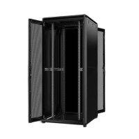 MIRSAN Шафа MIRSAN 19", 46U, GTN, перфоровані двері, 800x1000 мм, максимально 1000 кг, чорна (MR.GTN46U81DE.01_PRF63)