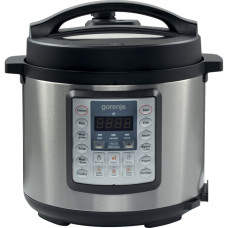 Gorenje pressure cooker, 1000W, bowl-6l, electronic control, aluminum/plastic, black (MC6MBK)