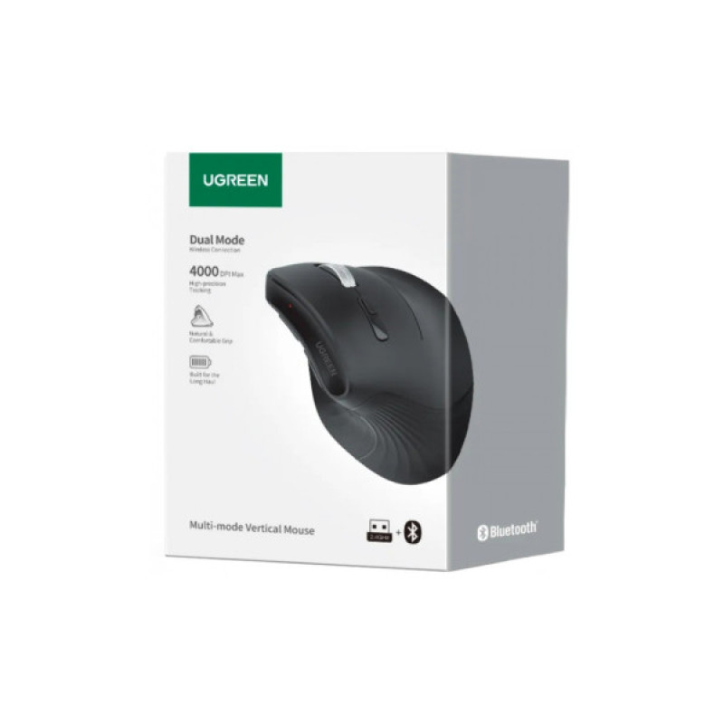 Мышка Ugreen MU008 Vertical Wireless Black (25444)