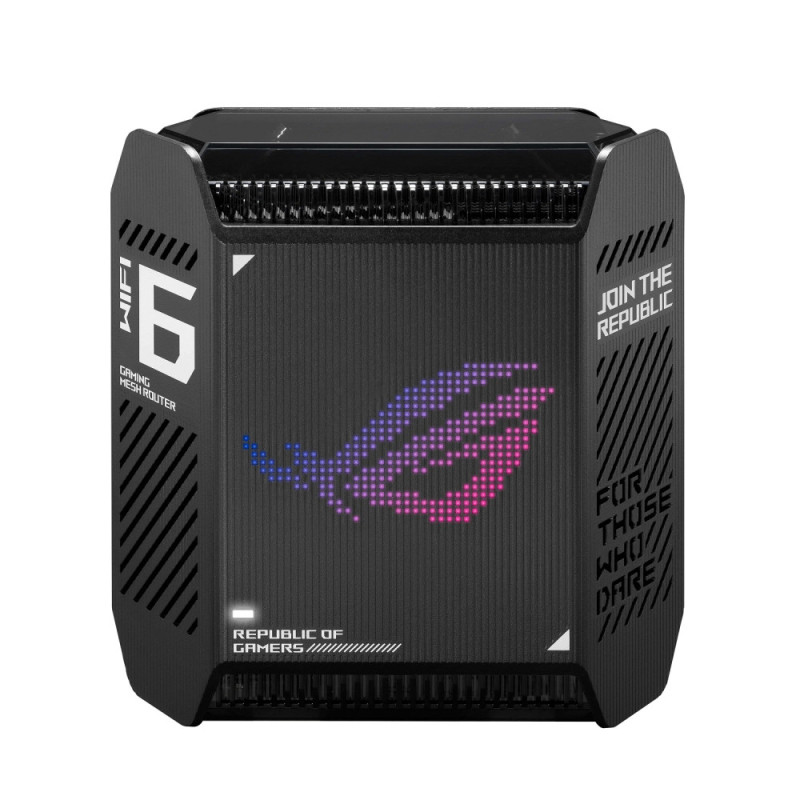 ASUS Router ROG Rapture GT6 1PK black AX10000 3xGE LAN 1x2.5GE WAN 1xUSB 3.2 g1 WPA3 OFDMA MESH (90IG07F0-MU9A10)