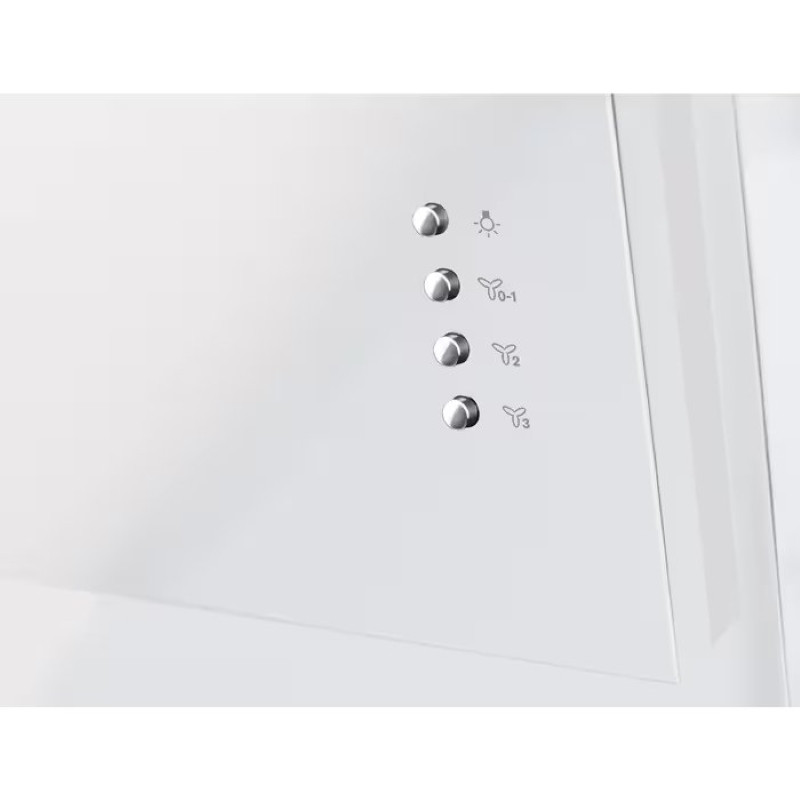 Electrolux hood vertical, 60cm, 600m cubic hour, white (LFV316W)