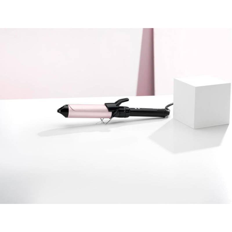 BaByliss Плойка Babyliss Pro 180 extra large, 80Вт, темп.режимів-10, D -38mm, 110-180С, метал, чорний (C338E)