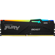 Kingston Память ПК DDR5 16GB 6000 FURY Beast RGB