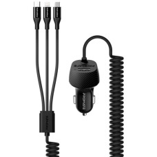 Зарядное устройство Promate 17W USB + Multi-Connector (voltrip-uni.black)