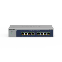 NETGEAR Комутатор MS108UP, 4x2,5GE PoE+, 4x2,5GE PoE++(60Вт/порт), 230Вт, некерований (MS108UP-100EUS)