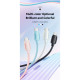 Дата кабель USB-C to USB-C 1.0m 100W pink Essager (EXCTT1-WL04-P)