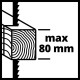 Einhell TC-SB 200/1 band saw, 250 W, 1400 rpm, 900 m/min, table 305x305 mm, 200 mm outreach, 15.8 kg (4308009)